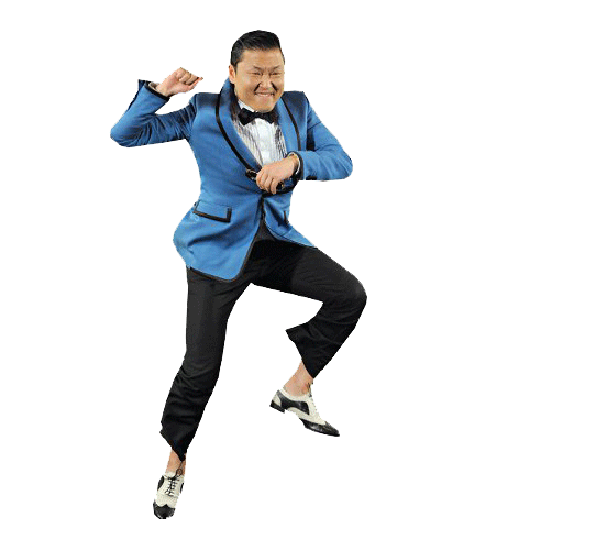 psy in mid-dance